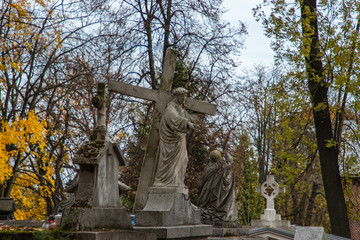 Fototapeta premium Salwator Cemetery, Krakow, Poland