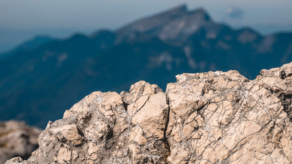 Beautiful alpine view at the Kathrin summit-Bad Ischl-Salzburg-Austria