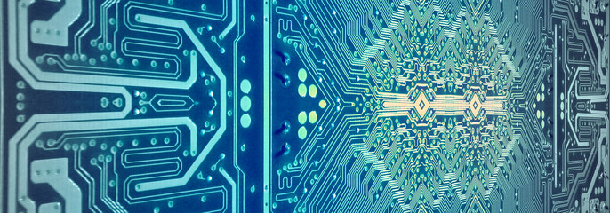 abstract background digital technology motherboard track pins