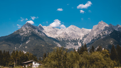 Fototapeta na wymiar Beautiful alpine view near Saalfelden - Salzburg - Austria