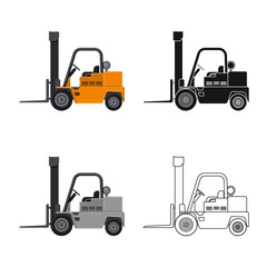Vector illustration of build and construction symbol. Collection of build and machinery vector icon for stock.