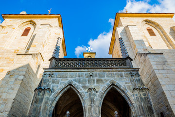 Sur l'île de Kampa à Prague