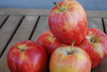 Red Apples on Table