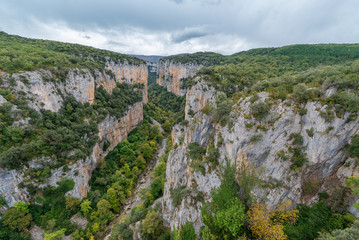 Foz of Arbayun, natural reserve in Navarre, Spain