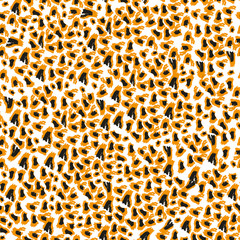 texture of print fabric striped leopard for background