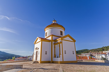 Igreja or Capela do Calvario Church in the city of Portalegre, Alto Alentejo, Portugal. 17th and 18th century baroque architecture © StockPhotosArt