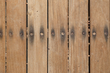 Texture of wooden boards on the beach
