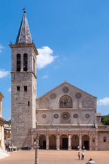 Fototapeta na wymiar Duomo di Spoleto Italien