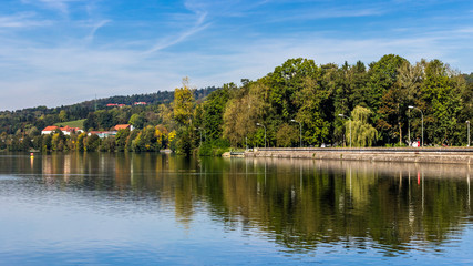 Fototapeta premium Beautiful view near Passau - Danube - Bavaria - Germany