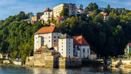 Fototapeta na wymiar Beautiful view near Passau - Danube - Bavaria - Germany