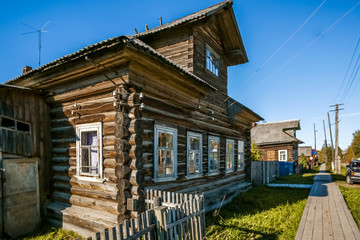 Fototapeta premium Pinega. Wooden house