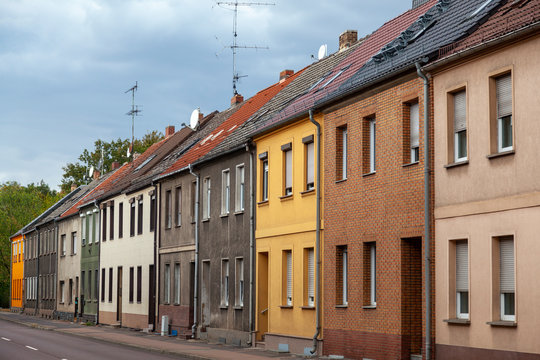 Reihenh&auml;user in Coswig, Sachsen-Anhalt, Deutschland