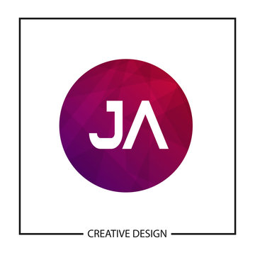 Initial Letter JA Logo Template Design