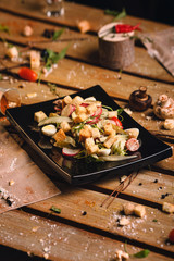 food in the restaurant