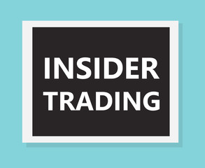 Insider trading concept- vector illustration