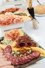 Table of cold cuts