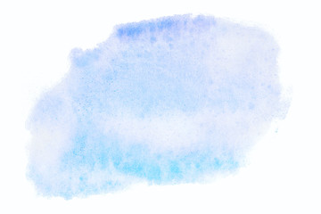 watercolor stain blue