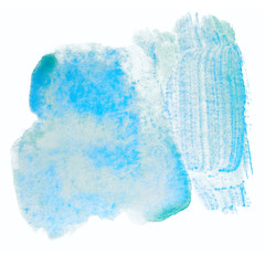 blue watercolor stain with texture