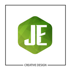 Initial Letter JE Logo Template Design