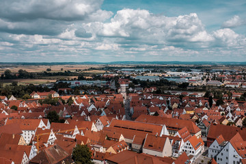 Aussicht vom Daniel in Nördlingen