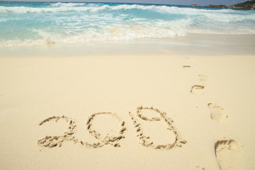 2019 written in the sand
