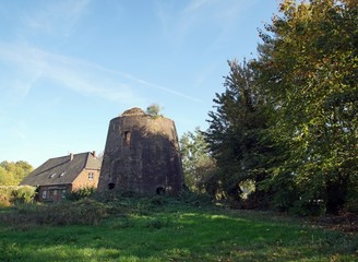 Mühlenstumpf der Diersfordter Mühle