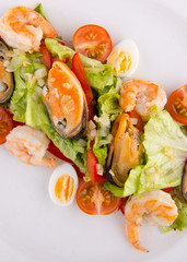 food salad plate