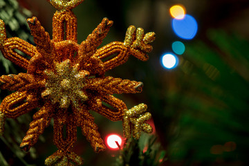 Christmas Tree and Manger Decoration