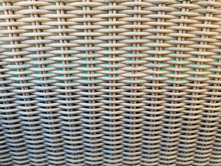 Wicker chair. Fragment of a wicker chair.