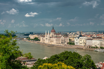 Fototapeta premium panoramic view of budapest