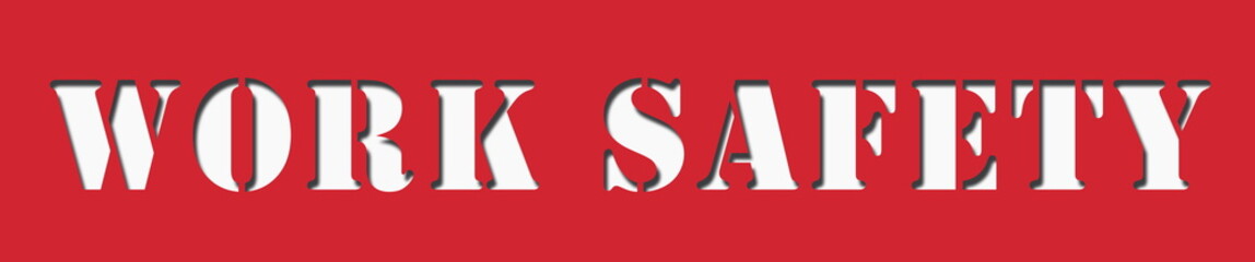 WORK SAFETY Post stamp banner