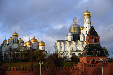 Fototapeta na wymiar Architecture of Moscow Kremln. Color photo.