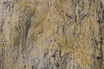 Beautiful stone texture on the beach in Albania.