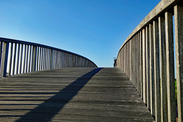 Holzbrücke auf Langeoog