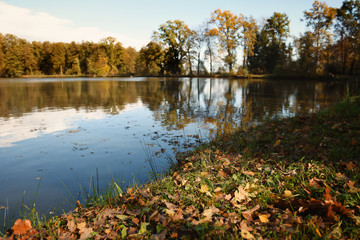 Autumn by the lake, Slivnica pri Mariboru, Slovenia