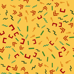 Seamless vector EPS 10  Abstract geometric pattern. Multicolor Figures. Texture for print and Banner. Flat style
