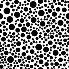 Rounds and circles. Seamless vector EPS 10. Abstract geometric pattern. Multicolor Figures