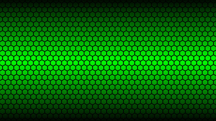 Honey comb green background