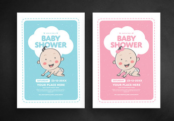 Baby Shower Flyer Layouts