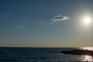 Obraz premium sunset over the sea