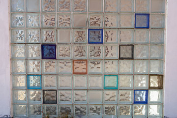 glass block wall