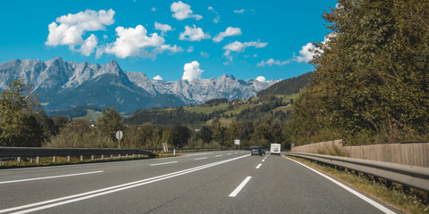 Beautiful alpine view near Wagrain