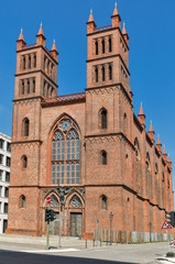 Fototapeta na wymiar Friedrichswerder Church in Berlin downtown, Germany.