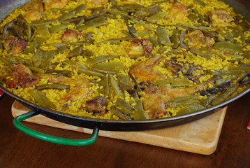 Spanish Paella Dish