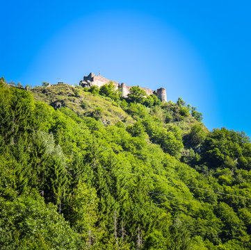 The Poenari Fortress.
