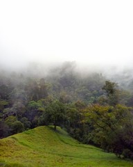 fog in the mountains