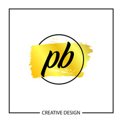 Initial Letter PG Logo Template Design