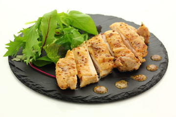 鶏肉のハニーマスタード焼き