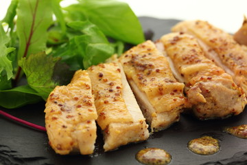 鶏肉のハニーマスタード焼き