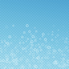 Soap bubbles abstract background. Blowing bubbles 